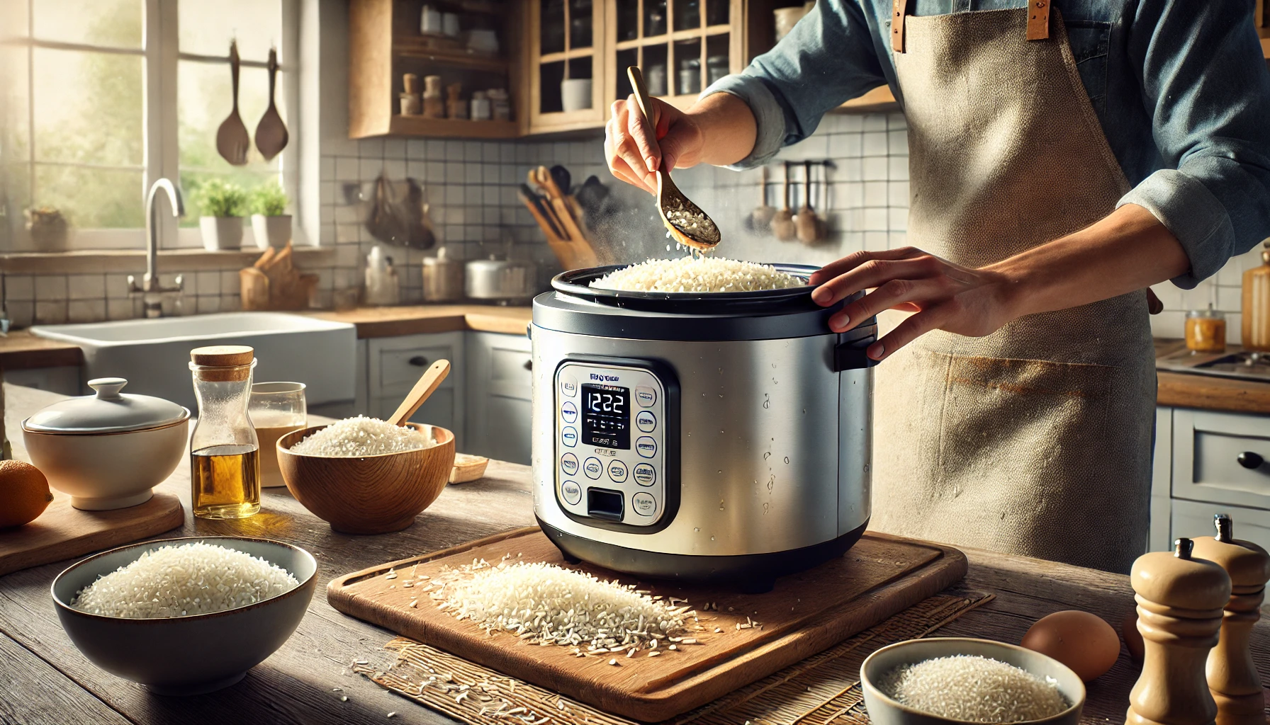 how to fix undercooked rice in a rice cooker