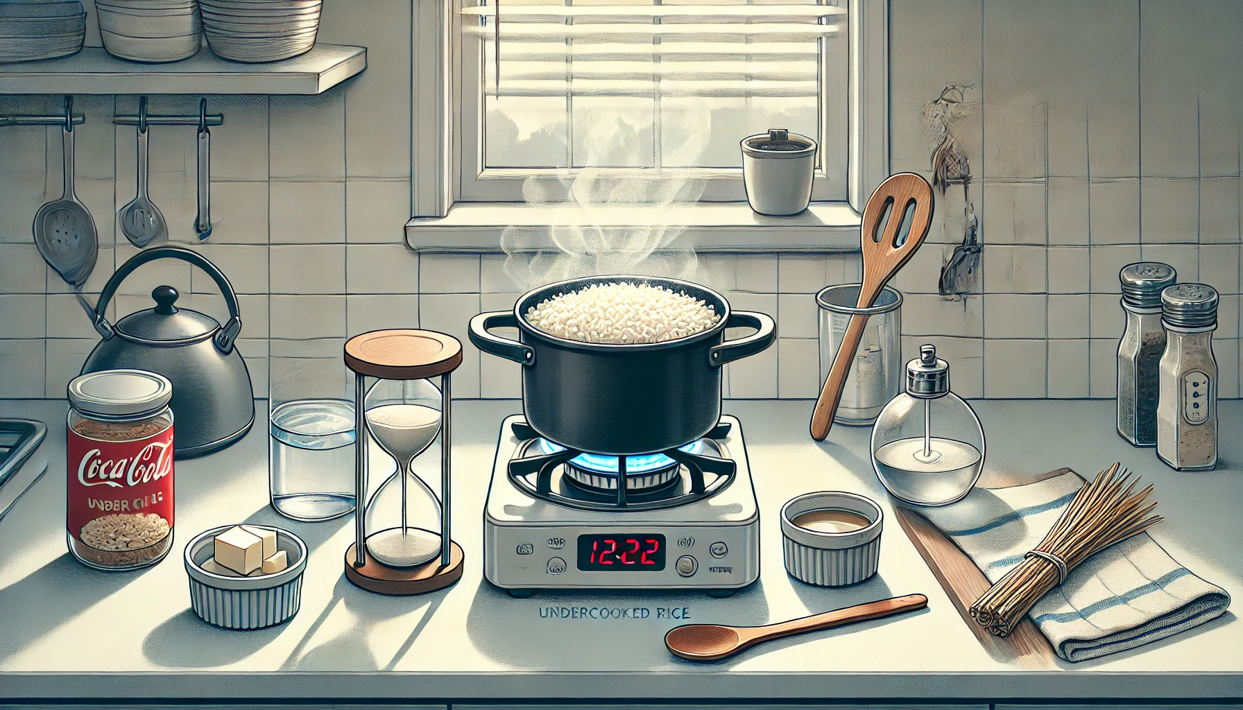 how do i fix undercooked rice