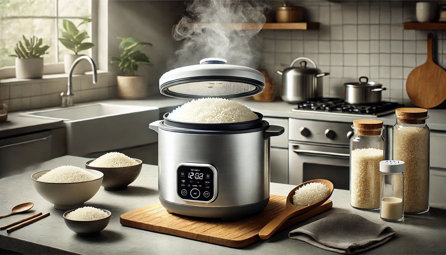 how to steam rice in an electric steamer