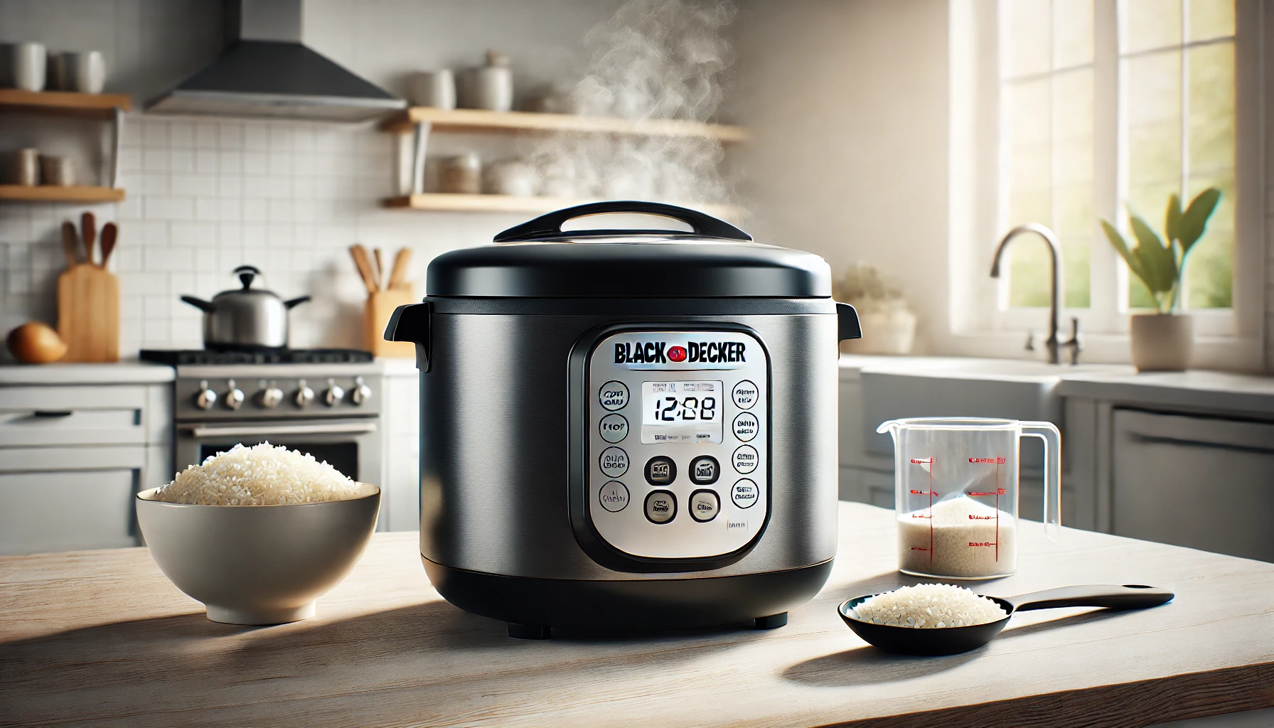 how to use black and decker rice cooker