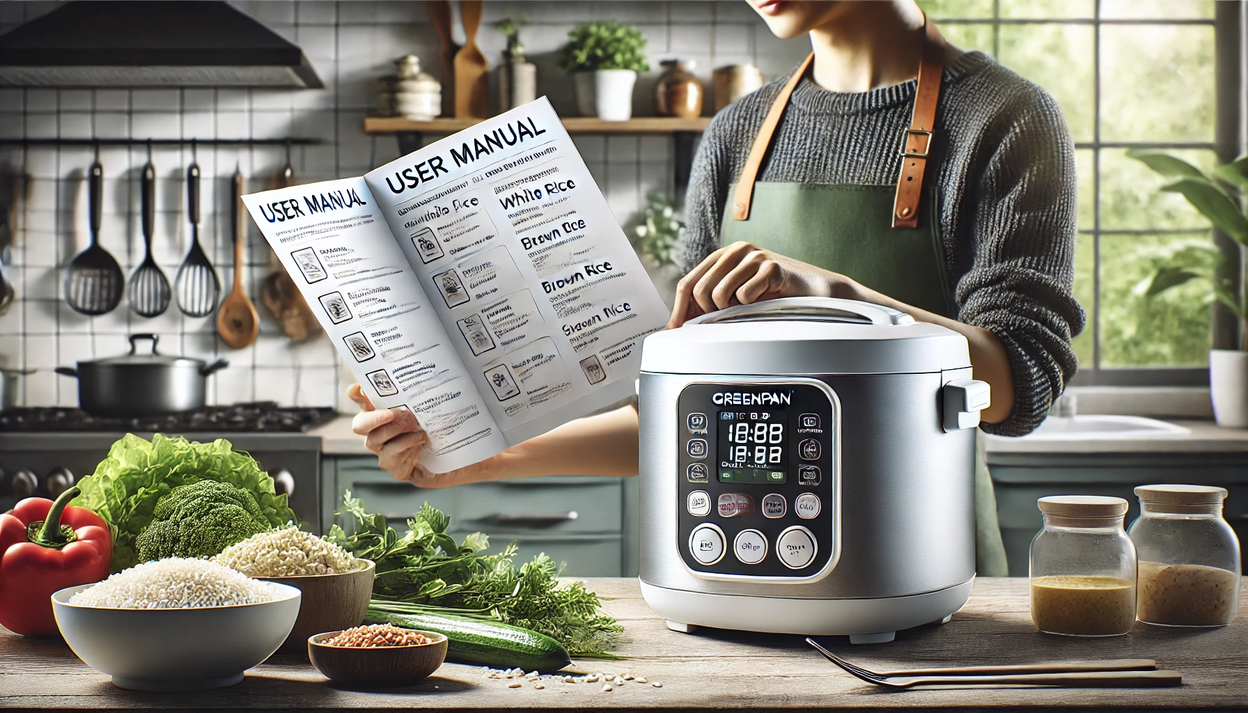 GreenPan rice cooker instructions
