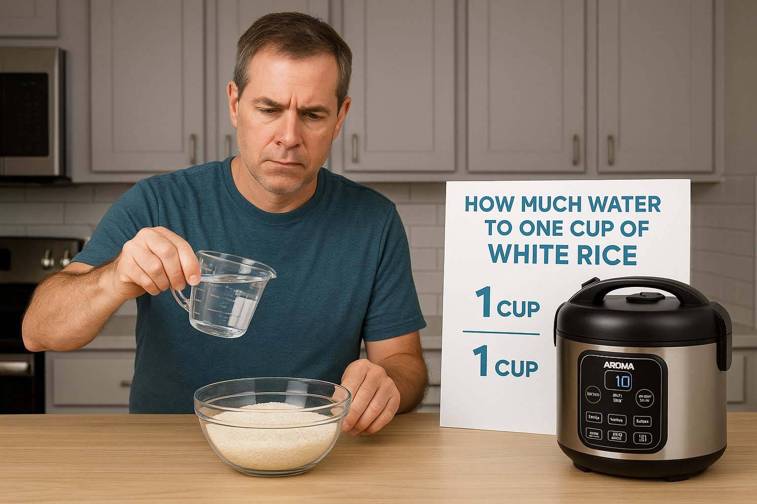 How Much Water to One Cup of White Rice