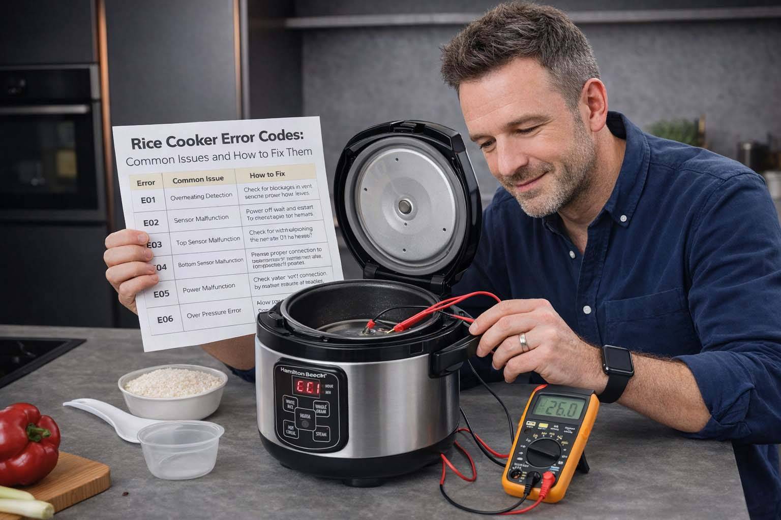 Rice Cooker Error Codes