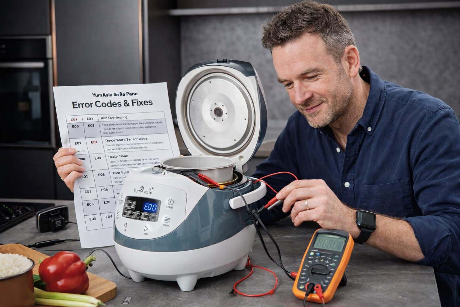 Yum Asia Panda Mini Rice Cooker Error Codes Fixes