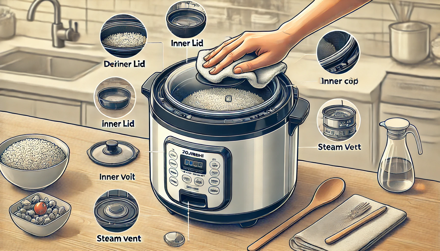 Zojirushi NS-TSC10 Micom Clean Lid