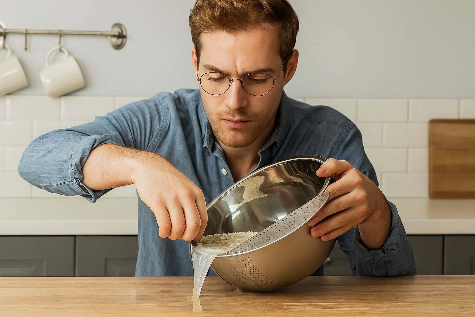 Helen's Asian Kitchen rice washing bowl
