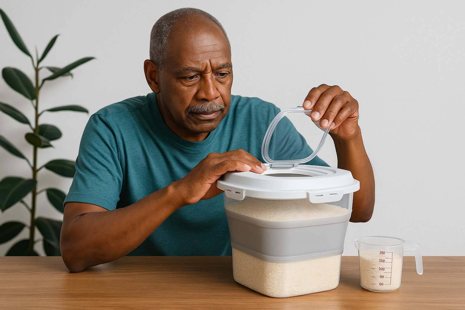 asian rice dispenser 50 lbs