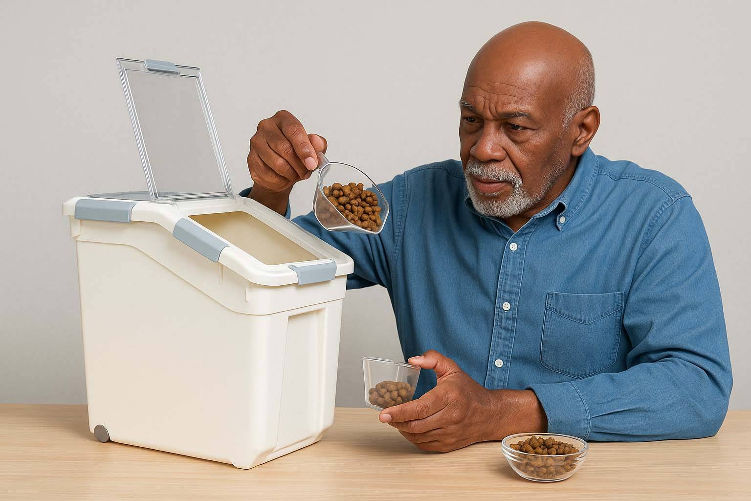 large rice dispenser 50 lbs