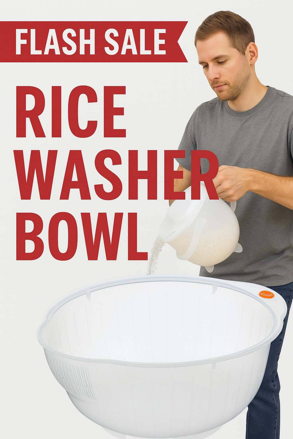 rice washer bowl