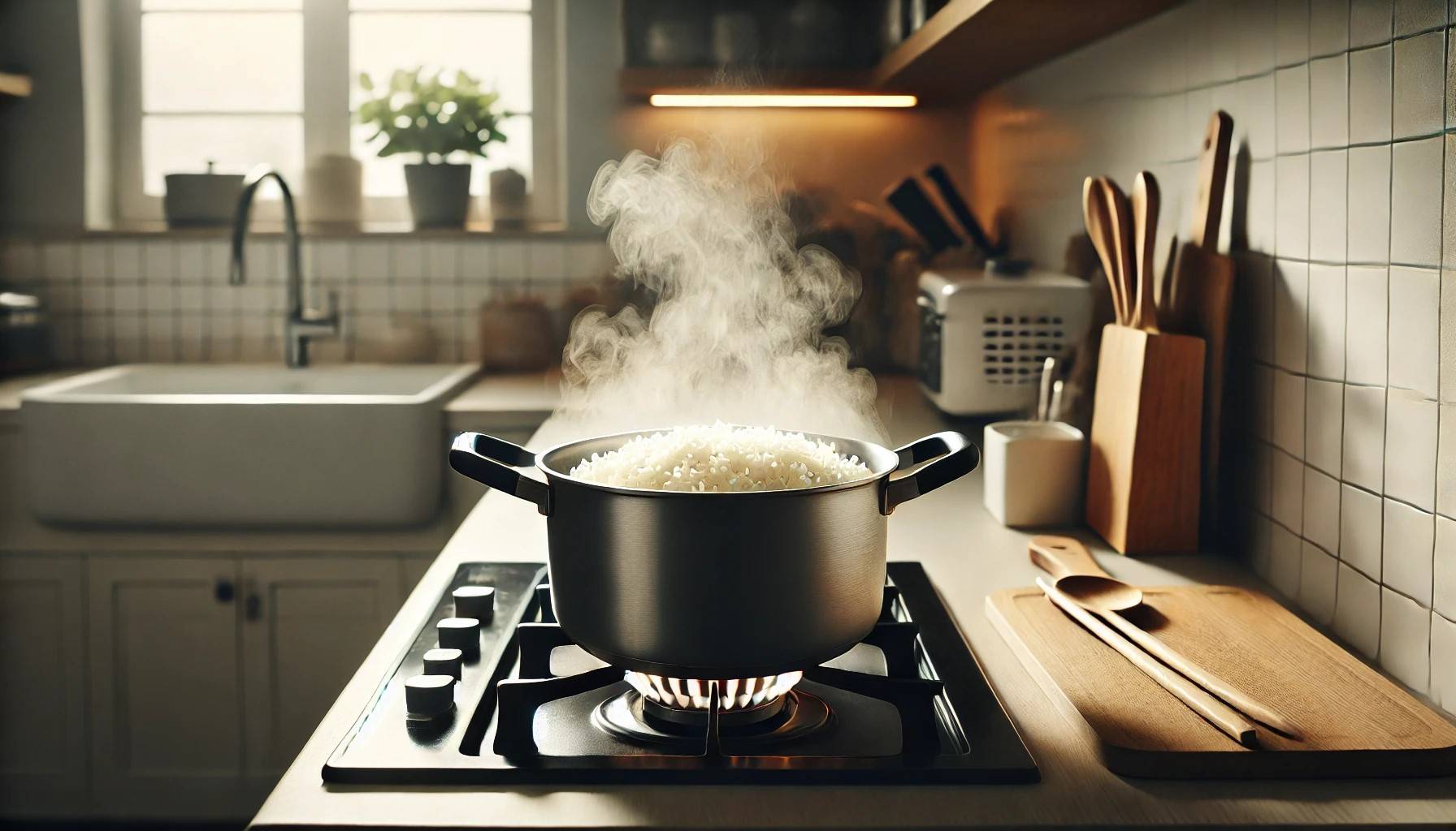 5 steps in cooking rice