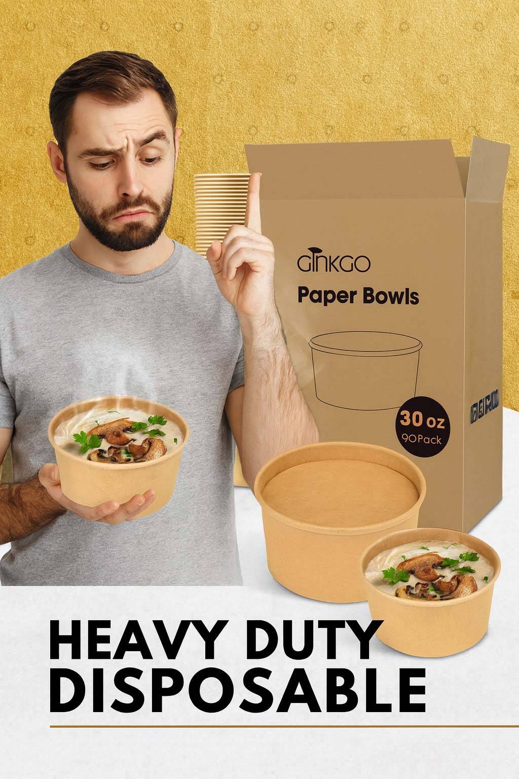 heavy duty disposable soup bowls