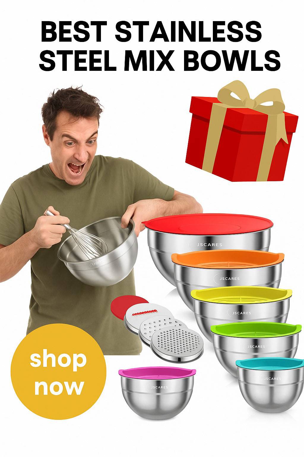 stainless steel mixing bowls