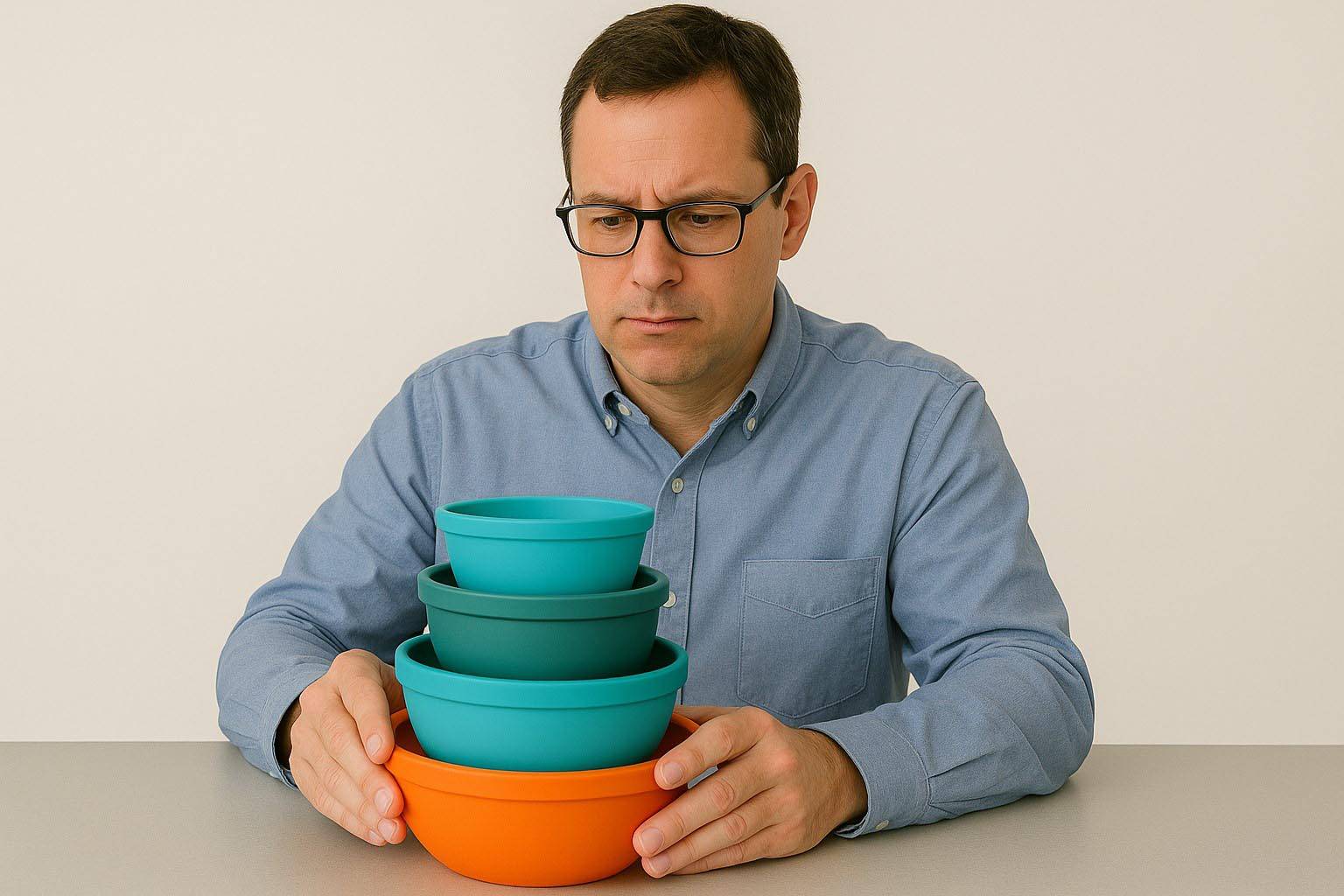 silicone prep bowl set