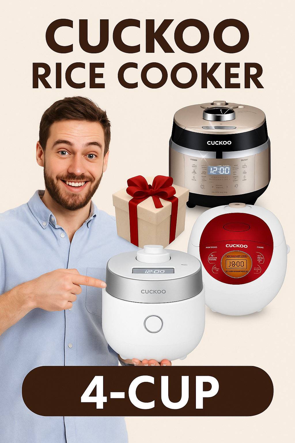 Cuckoo rice cooker 4 cup