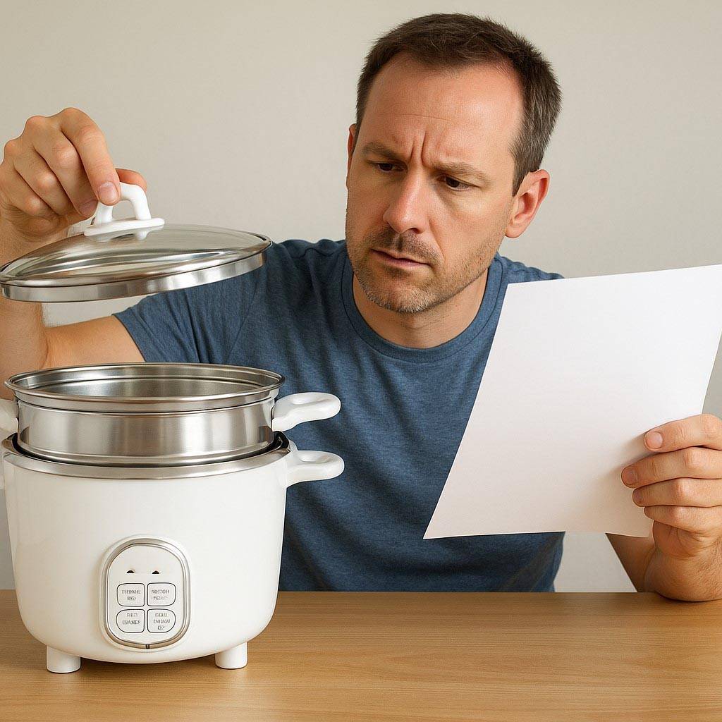 Nutriware stainless steel rice cooker