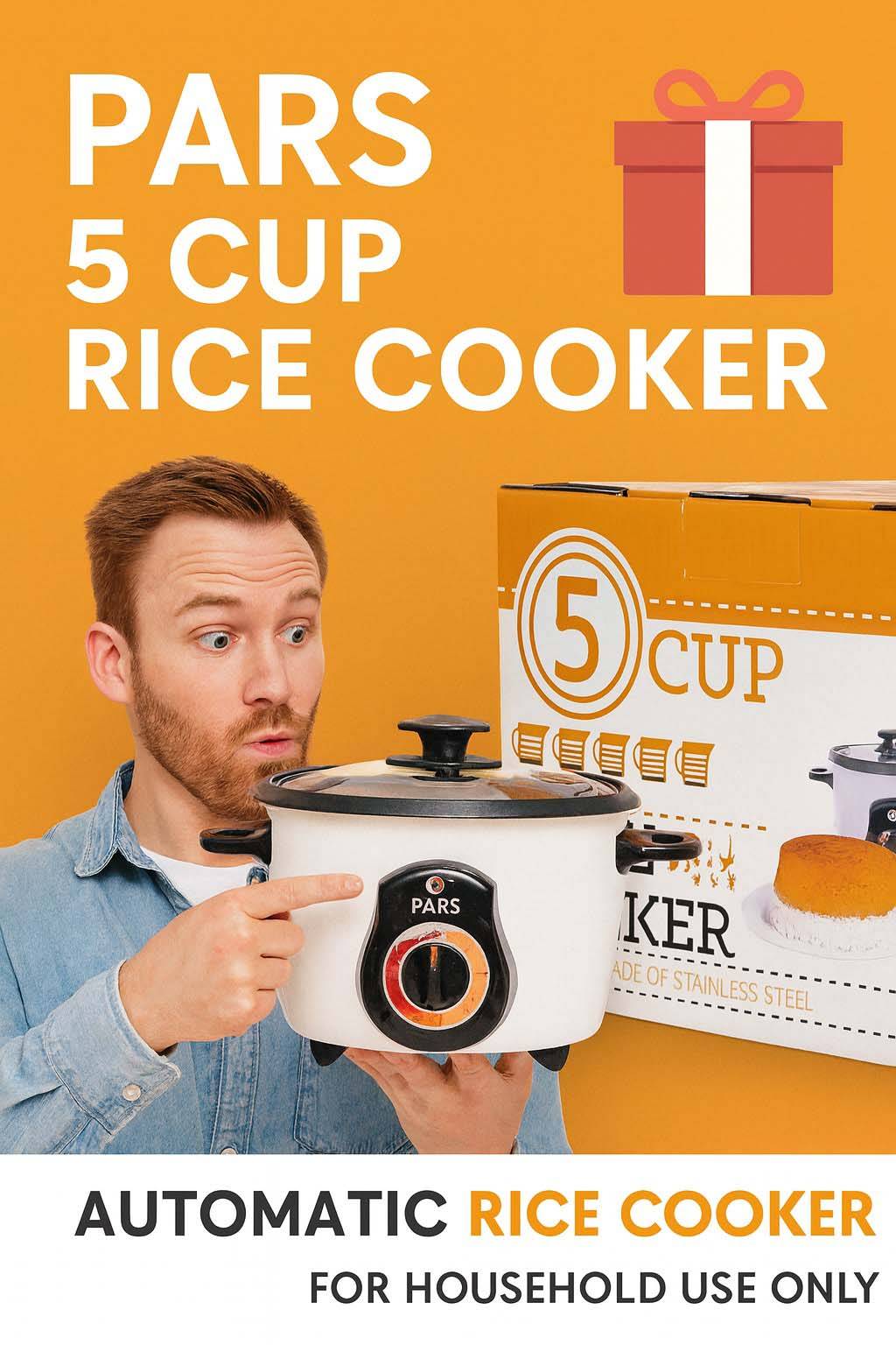 Pars rice cooker 5 cup