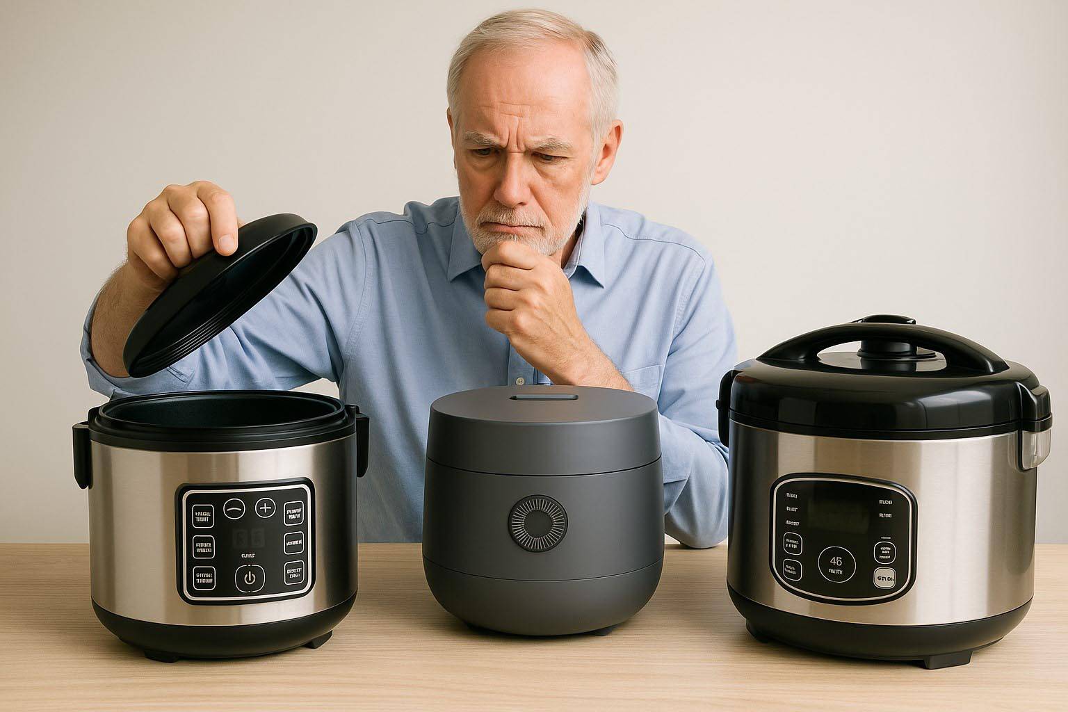 rice cooker with steam basket
