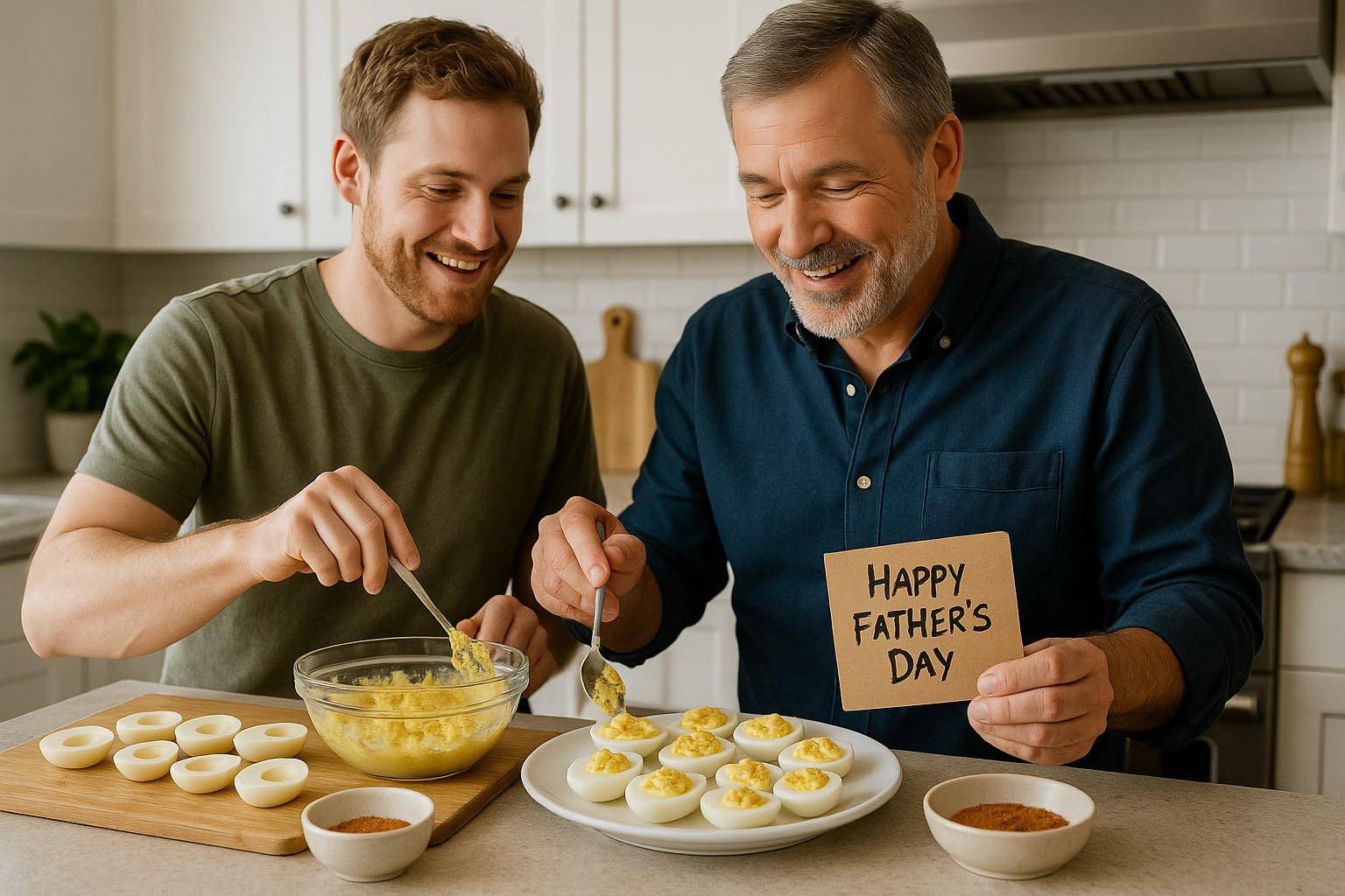 Classic Deviled Eggs with a Twist
