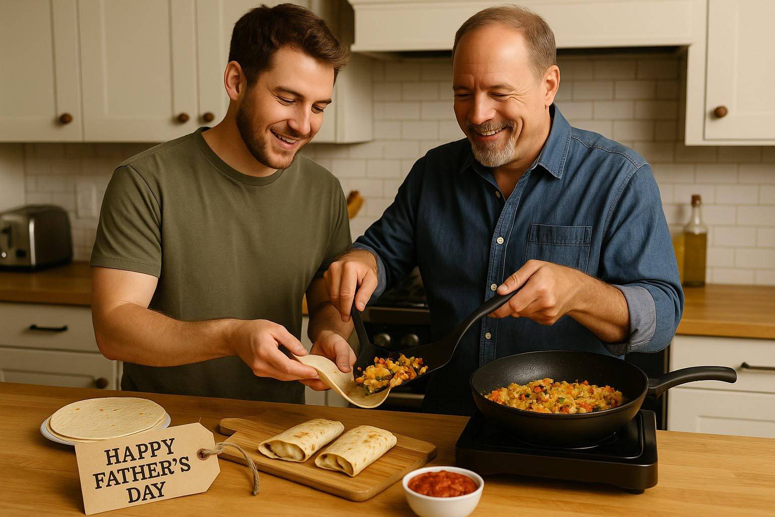 Dad’s Favorite Breakfast Burritos