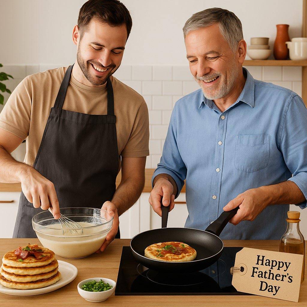Fluffy Pancakes with a Savory Twist