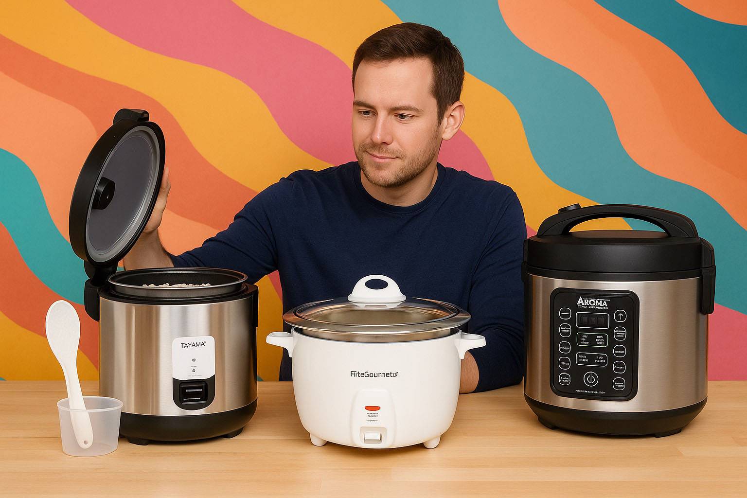 20-cup rice cooker stainless steel