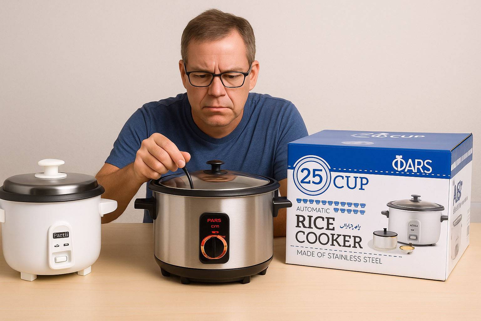 25 cup rice cooker electric