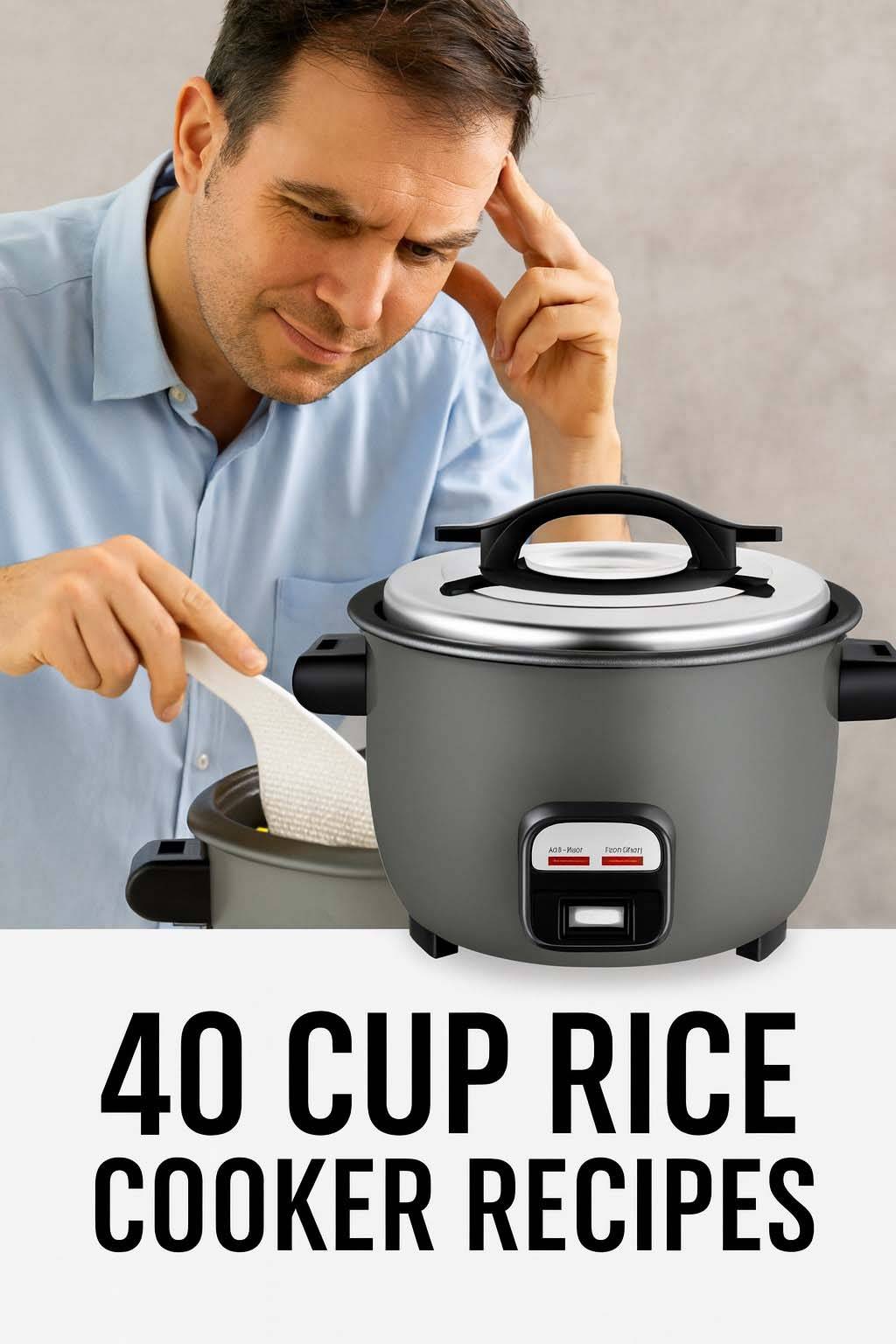 40 cup rice cooker recipes