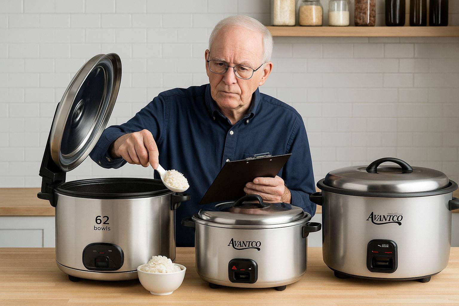 62 cup rice cooker electric