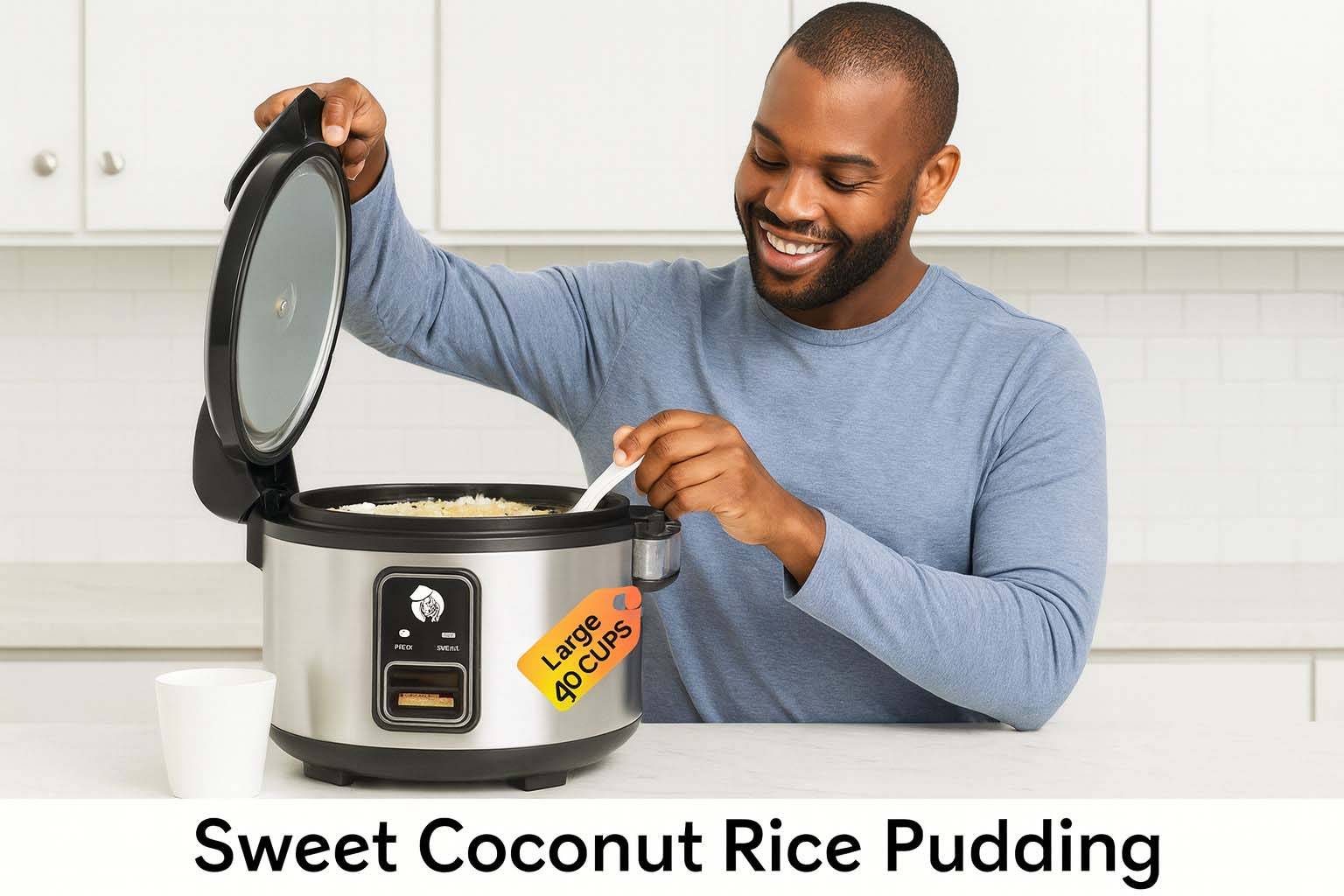 Sweet Coconut Rice Pudding