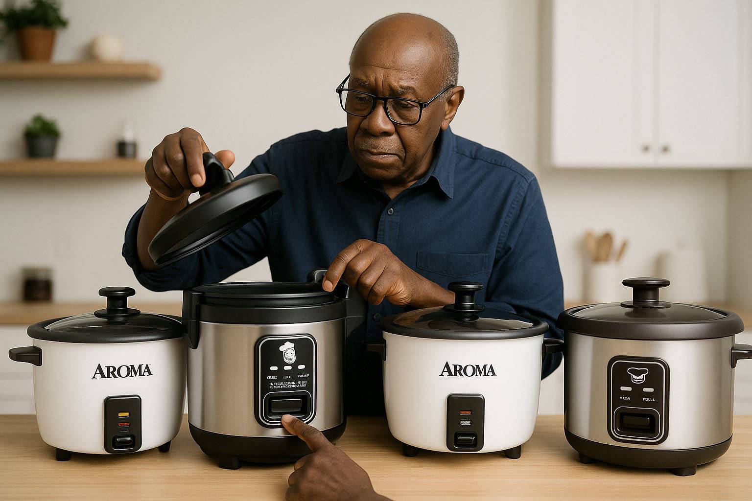aroma 32-cup rice cooker