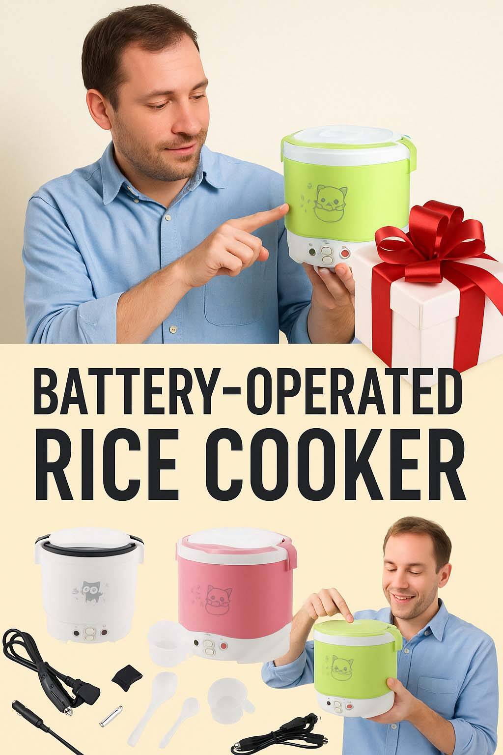 battery operated rice cooker