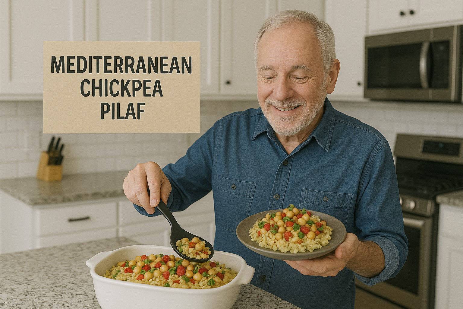 Mediterranean Chickpea Pilaf