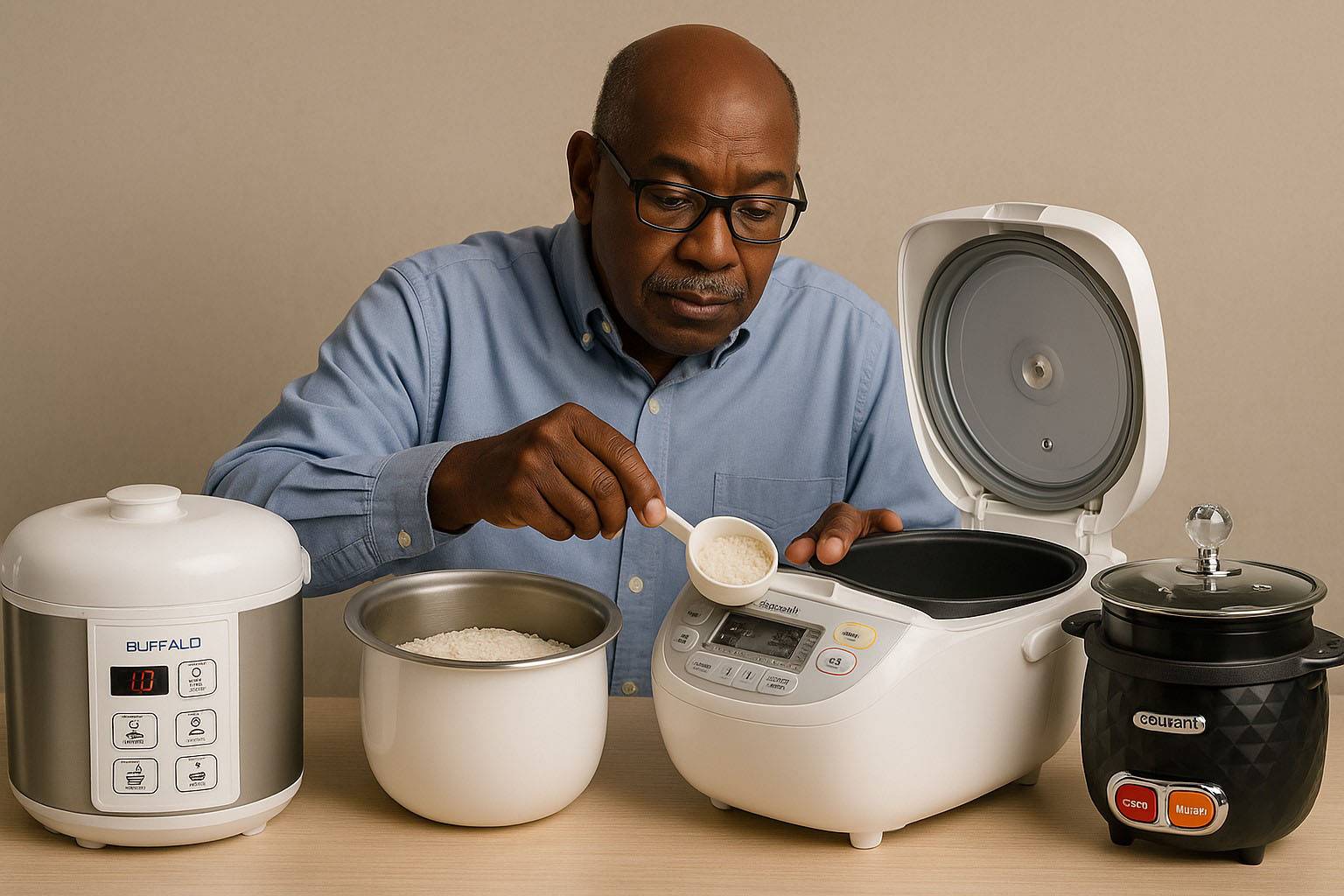 rice cooker size for 5 person